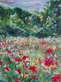 Poppy Fields of Giverny 8X8  $150